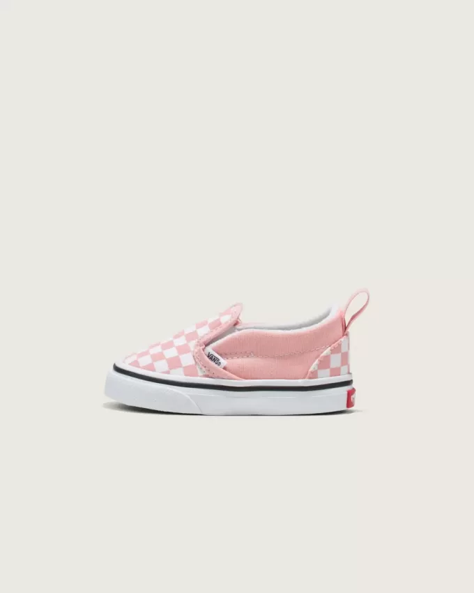 Klassischer Slip-On-Schuh mit V-Schachbrettmuster für Kleinkinder