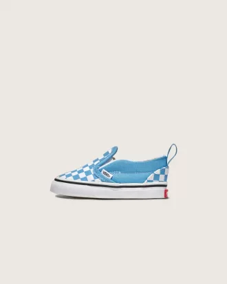 Klassischer Slip-On-Schuh mit V-Schachbrettmuster für Kleinkinder