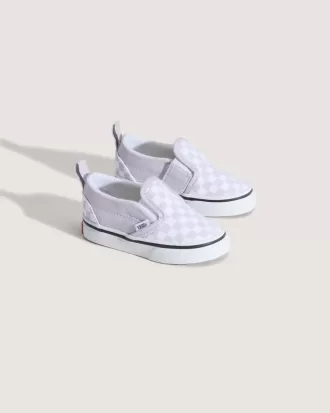 Klassischer Slip-On-Schuh mit V-Schachbrettmuster für Kleinkinder