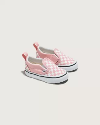 Klassischer Slip-On-Schuh mit V-Schachbrettmuster für Kleinkinder