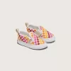 Klassischer Slip-On-Schuh mit V-Schachbrettmuster für Kleinkinder
