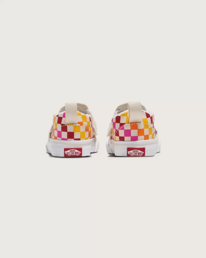 Klassischer Slip-On-Schuh mit V-Schachbrettmuster für Kleinkinder