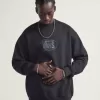 Klassisches ovales Rundhals-Sweatshirt