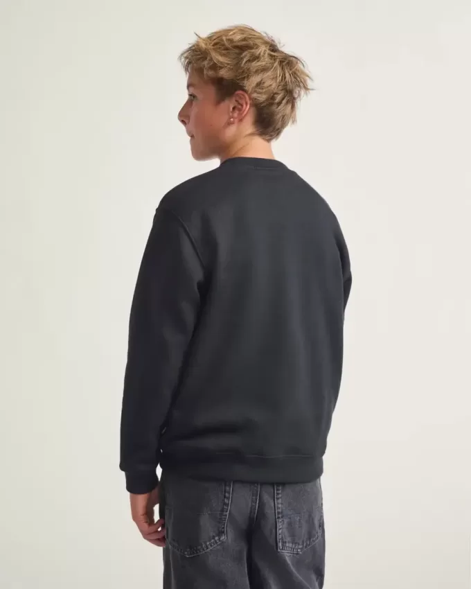 Klassisches ovales Rundhals-Sweatshirt für Kinder