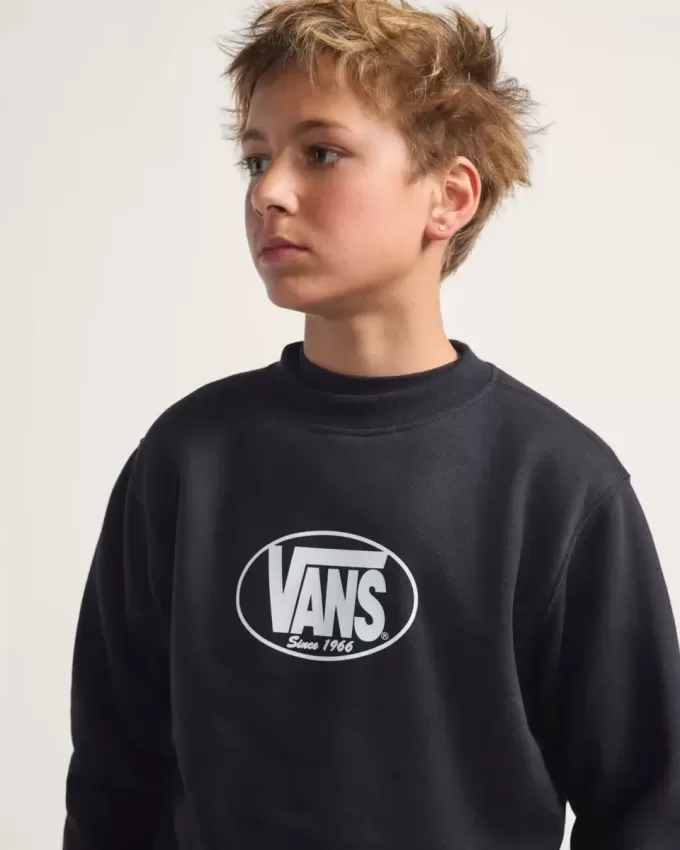 Klassisches ovales Rundhals-Sweatshirt für Kinder