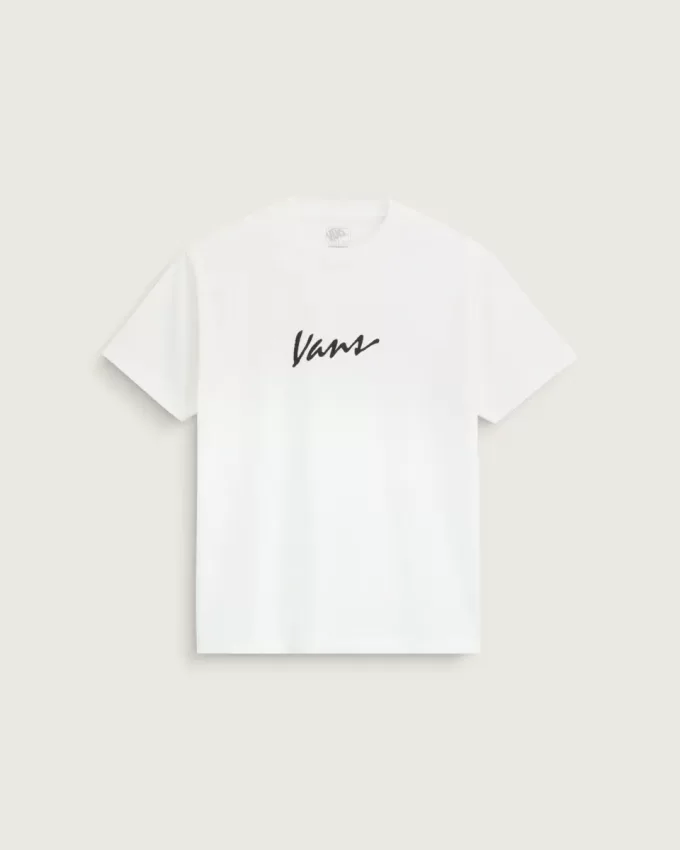 Klassisches T-Shirt mit Schriftzug