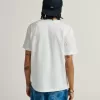 Klassisches T-Shirt mit Schriftzug