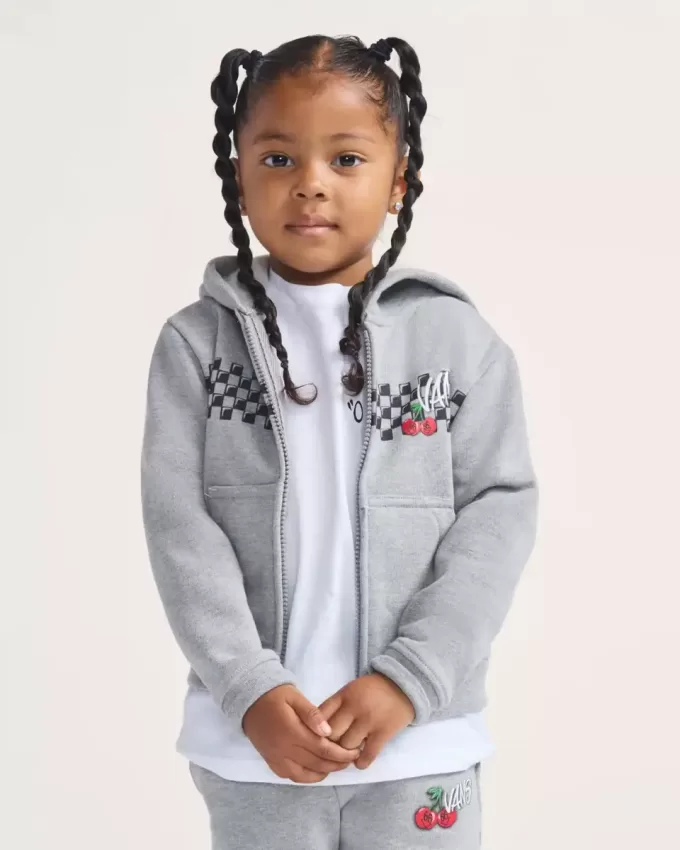 Kleine Kinder Checker Cherries Pullover Hoodie