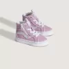 Kleinkinder Sk8-Hi Schuh mit seitlichem Reißverschluss