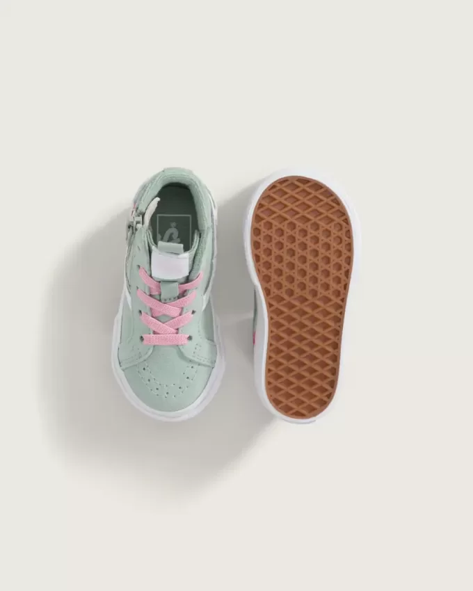 Kleinkinder Sk8-Hi Schuh mit seitlichem Reißverschluss