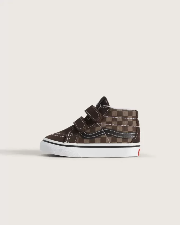 Kleinkinder Sk8-Mid V Checkerboard Schuh