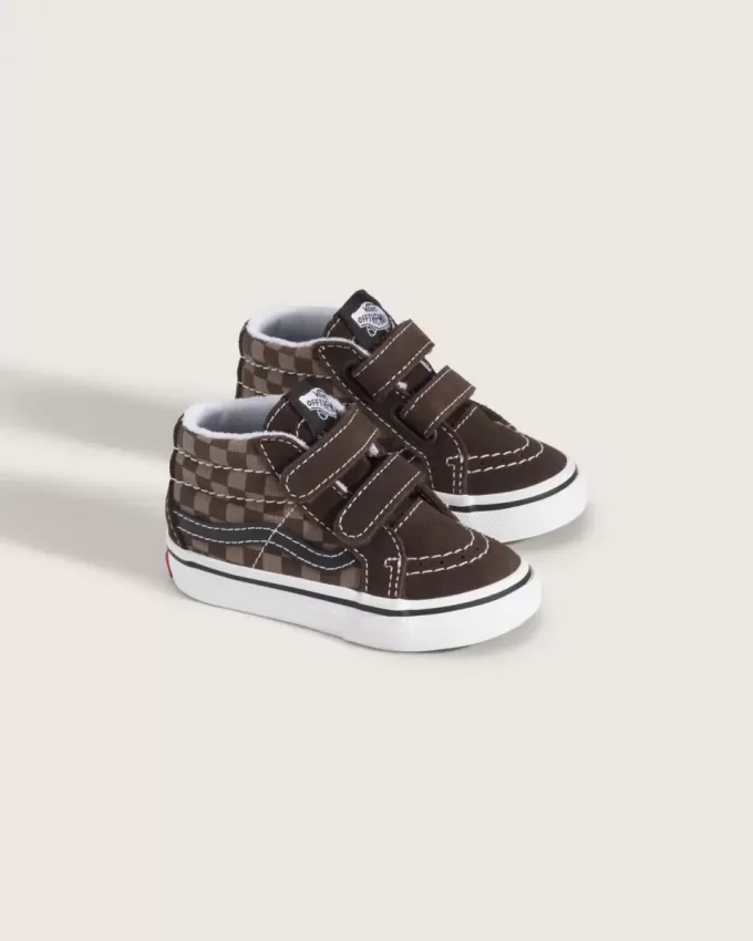 Kleinkinder Sk8-Mid V Checkerboard Schuh