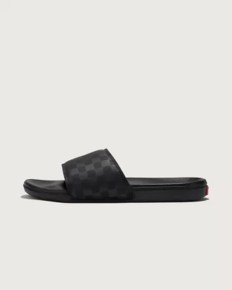 La Costa – Slipper-Sandale mit Schachbrettmuster