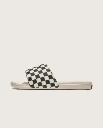 La Costa – Slipper-Sandale mit Schachbrettmuster