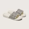 La Costa – Slipper-Sandale mit Schachbrettmuster