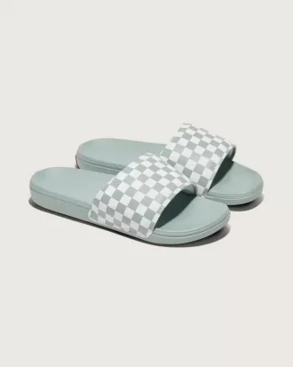 La Costa – Slipper-Sandale mit Schachbrettmuster