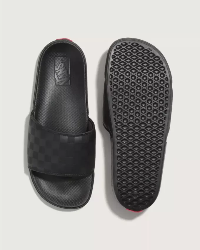 La Costa – Slipper-Sandale mit Schachbrettmuster La Costa – Slipper-Sandale mit Schachbrettmuster
