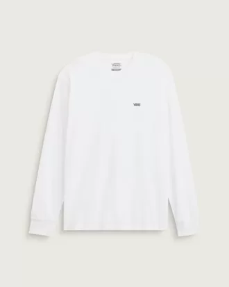 Langärmliges T-Shirt mit Logo auf der linken Brust