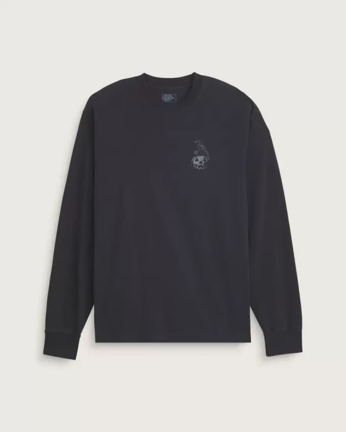 Late Night Langarm-Halloween-T-Shirt