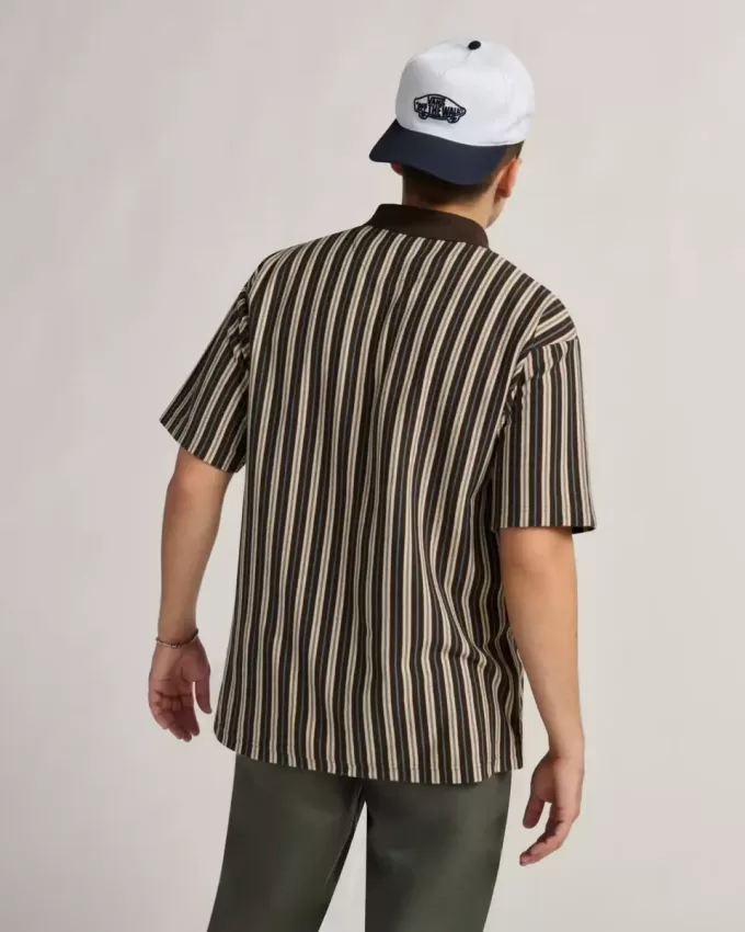 Layton-Streifen-Poloshirt