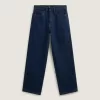 Lockere Jeanshose mit Karomuster für Kinder