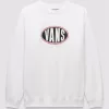 Lockeres Sweatshirt mit Rundhalsausschnitt zum Aufsprühen Lockeres Sweatshirt mit Rundhalsausschnitt zum Aufsprühen