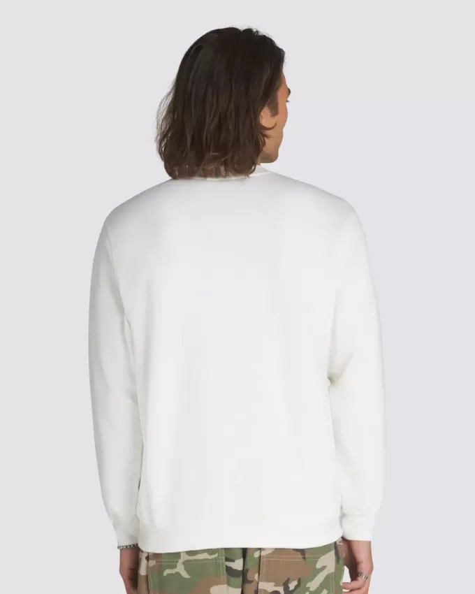 Lockeres Sweatshirt mit Rundhalsausschnitt zum Aufsprühen Lockeres Sweatshirt mit Rundhalsausschnitt zum Aufsprühen