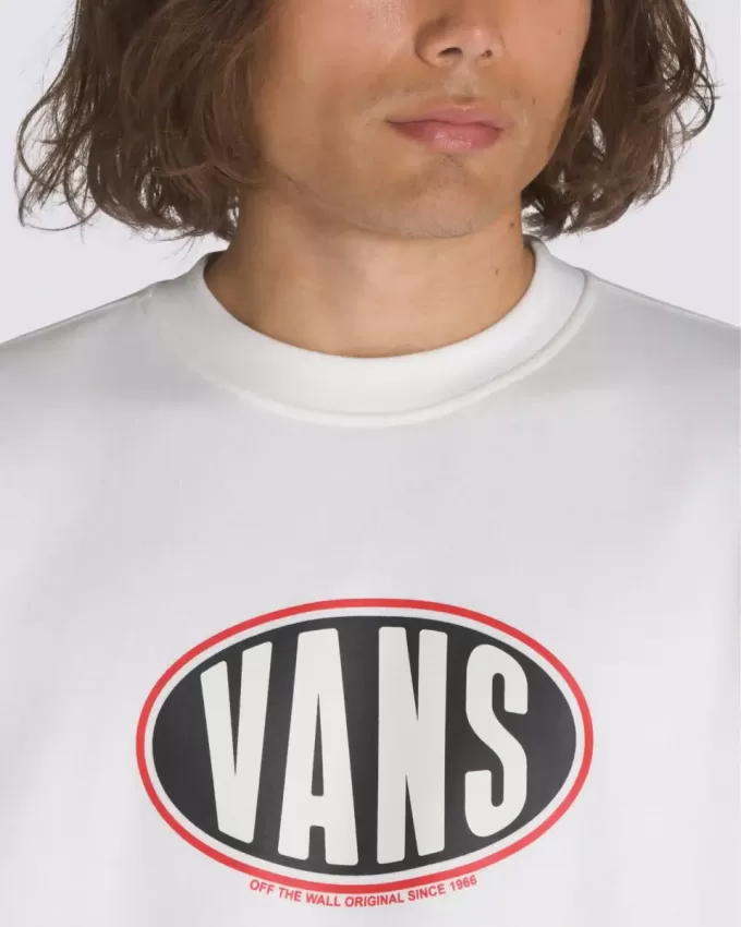 Lockeres Sweatshirt mit Rundhalsausschnitt zum Aufsprühen Lockeres Sweatshirt mit Rundhalsausschnitt zum Aufsprühen
