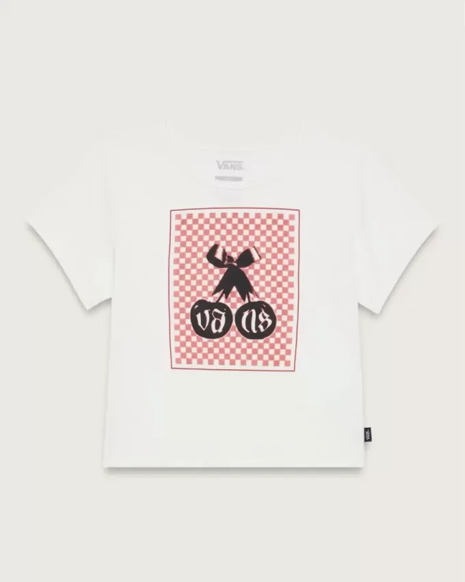 Mini-T-Shirt mit Kirschmuster