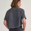 Natalie Denim-Hemd mit Knopfleiste