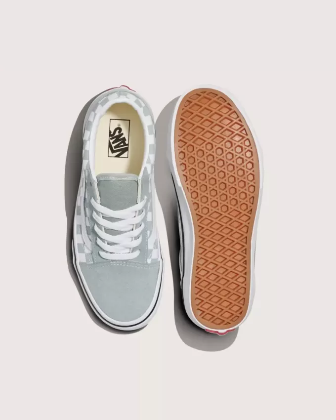 Old Skool Checkerboard-Schuh für große Kinder