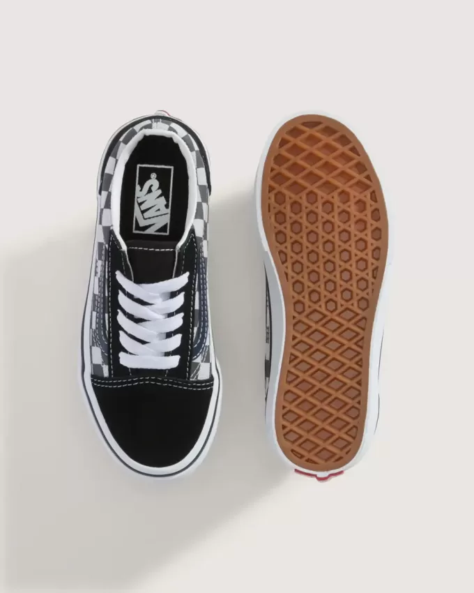 Old Skool Checkerboard-Schuh für kleine Kinder