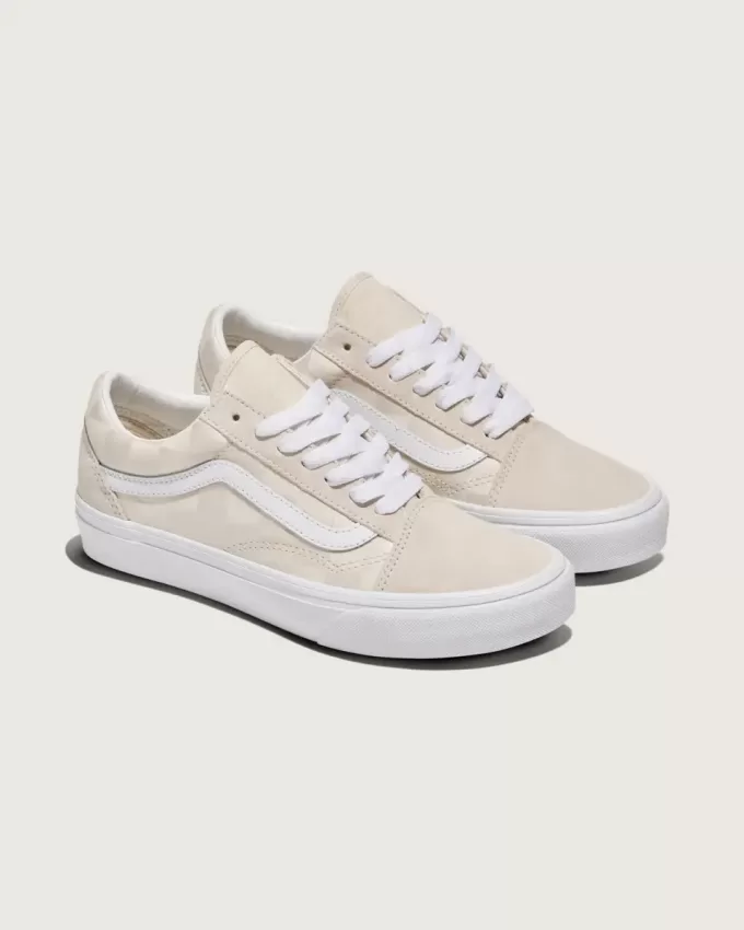 Old Skool Satinschuh mit Schachbrettmuster