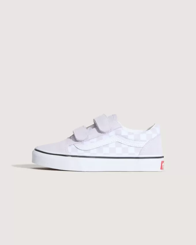 Old Skool V Checkerboard-Schuh für kleine Kinder