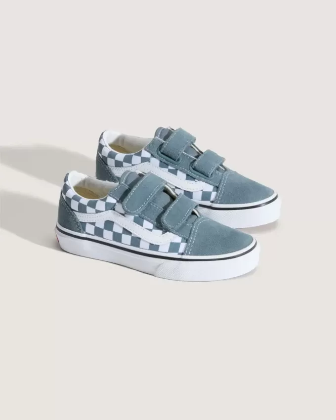 Old Skool V Checkerboard-Schuh für kleine Kinder