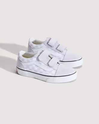 Old Skool V Checkerboard-Schuh für kleine Kinder