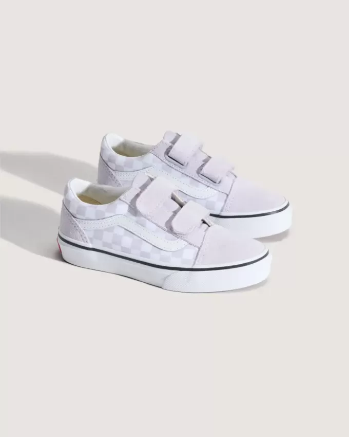 Old Skool V Checkerboard-Schuh für kleine Kinder