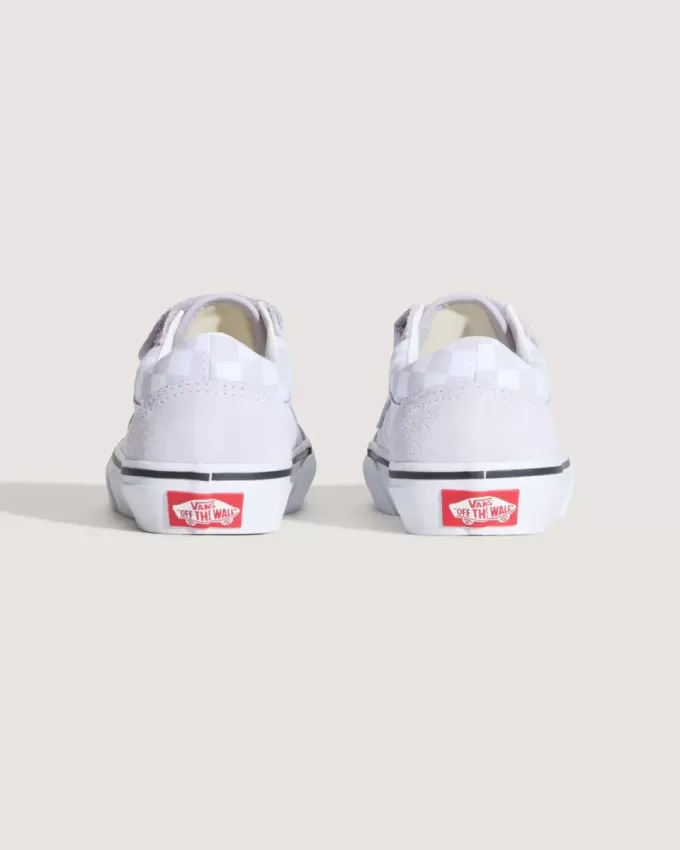 Old Skool V Checkerboard-Schuh für kleine Kinder