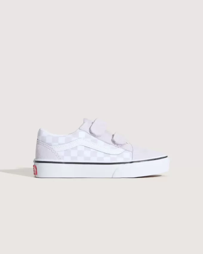 Old Skool V Checkerboard-Schuh für kleine Kinder