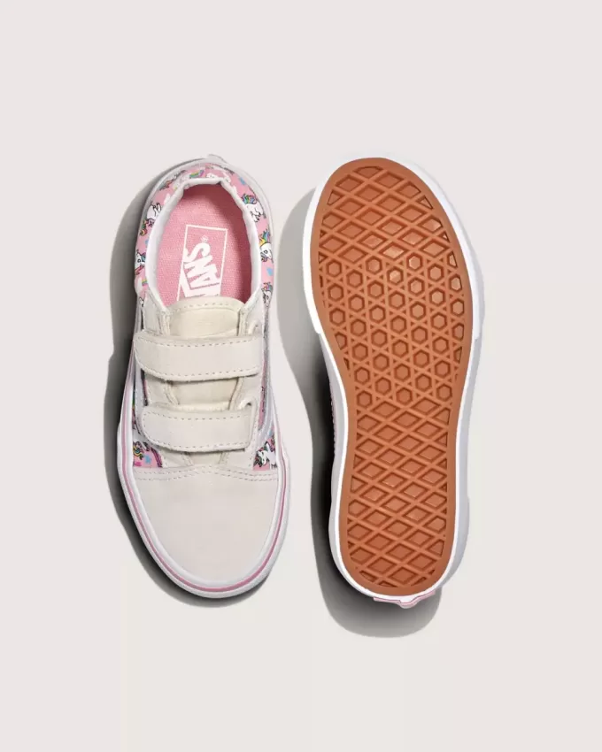 Old Skool V Einhorn-Schuh für kleine Kinder