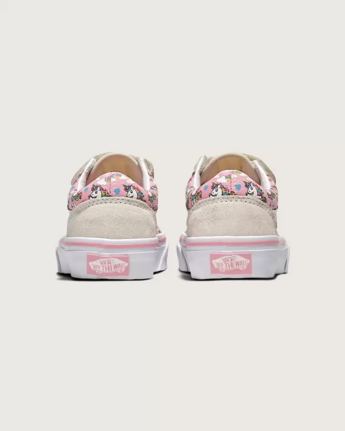 Old Skool V Einhorn-Schuh für kleine Kinder