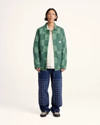 OTW Patchwork-Drill-Arbeitsmantel