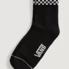 Peek-A-Check Half Crew Socken