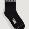 Peek-A-Check Half Crew Socken