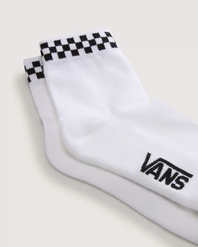 Peek-A-Check Half Crew Socken