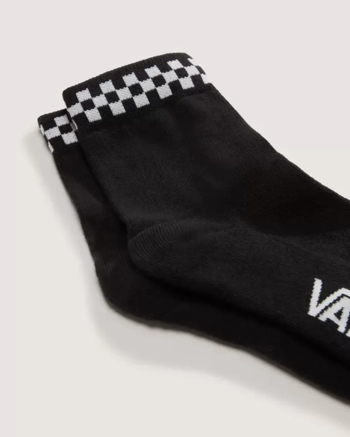Peek-A-Check Half Crew Socken