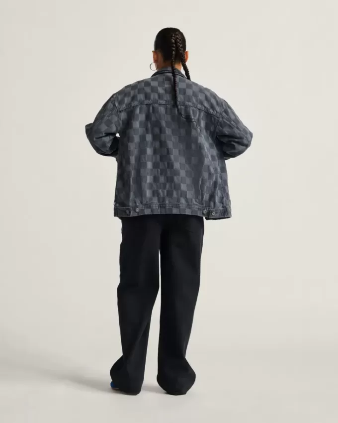 Pitstop Checkered Station Jeansjacke