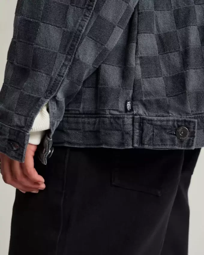 Pitstop Checkered Station Jeansjacke