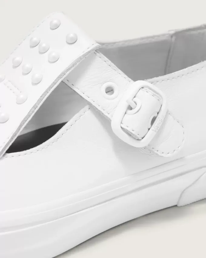 Premium Mary Jane-Schuh mit Perlenverzierung