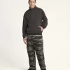 Premium-Sweatshirt mit halbem Reißverschluss